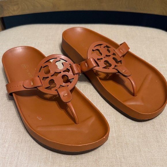 Tory Burch Shoes - Tory Burch Brown Sandals, Size 7.5